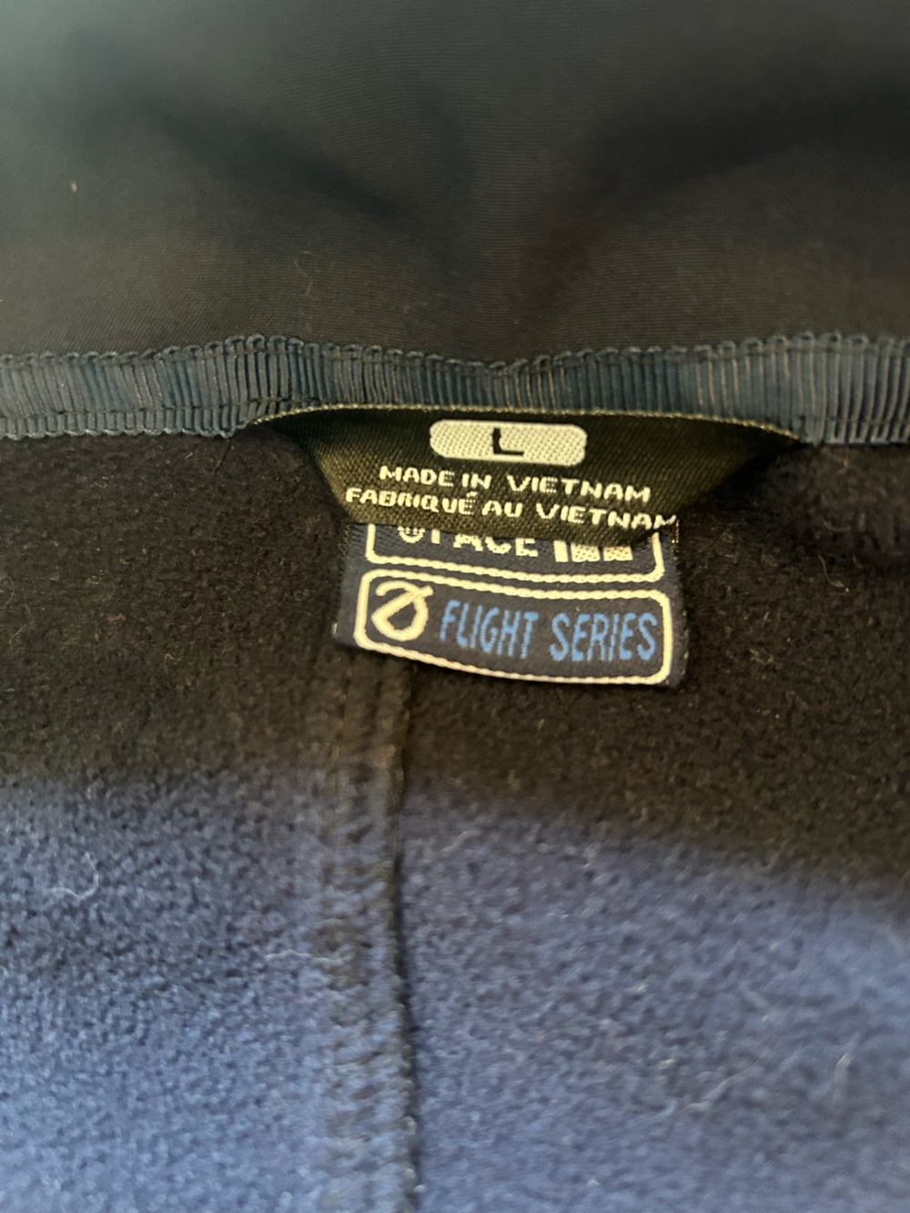 The North Face Men's Navy Softshell Zip Hoodie Jacket - Picture 5 of 7